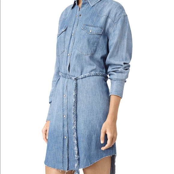 all saints denim dress